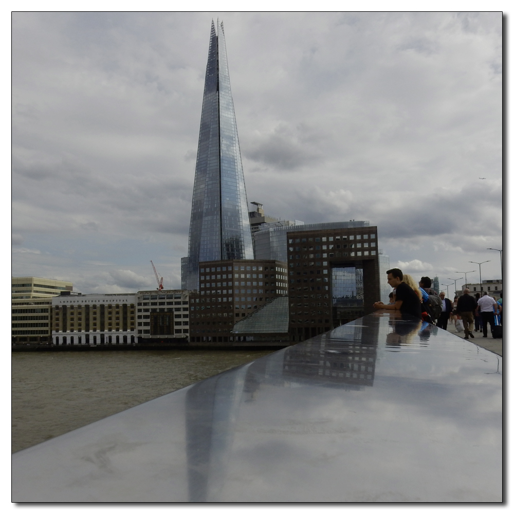 London Bridge to Shoreditch, The Shard from London Bridge