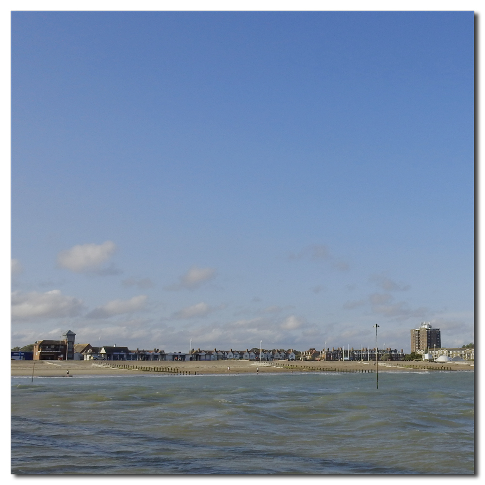 West Beach, Littlehampton, View of the prom from West beach