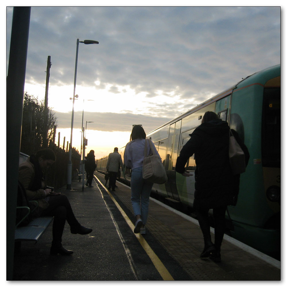 London & Shoreditch, Sunrise at Angmering station