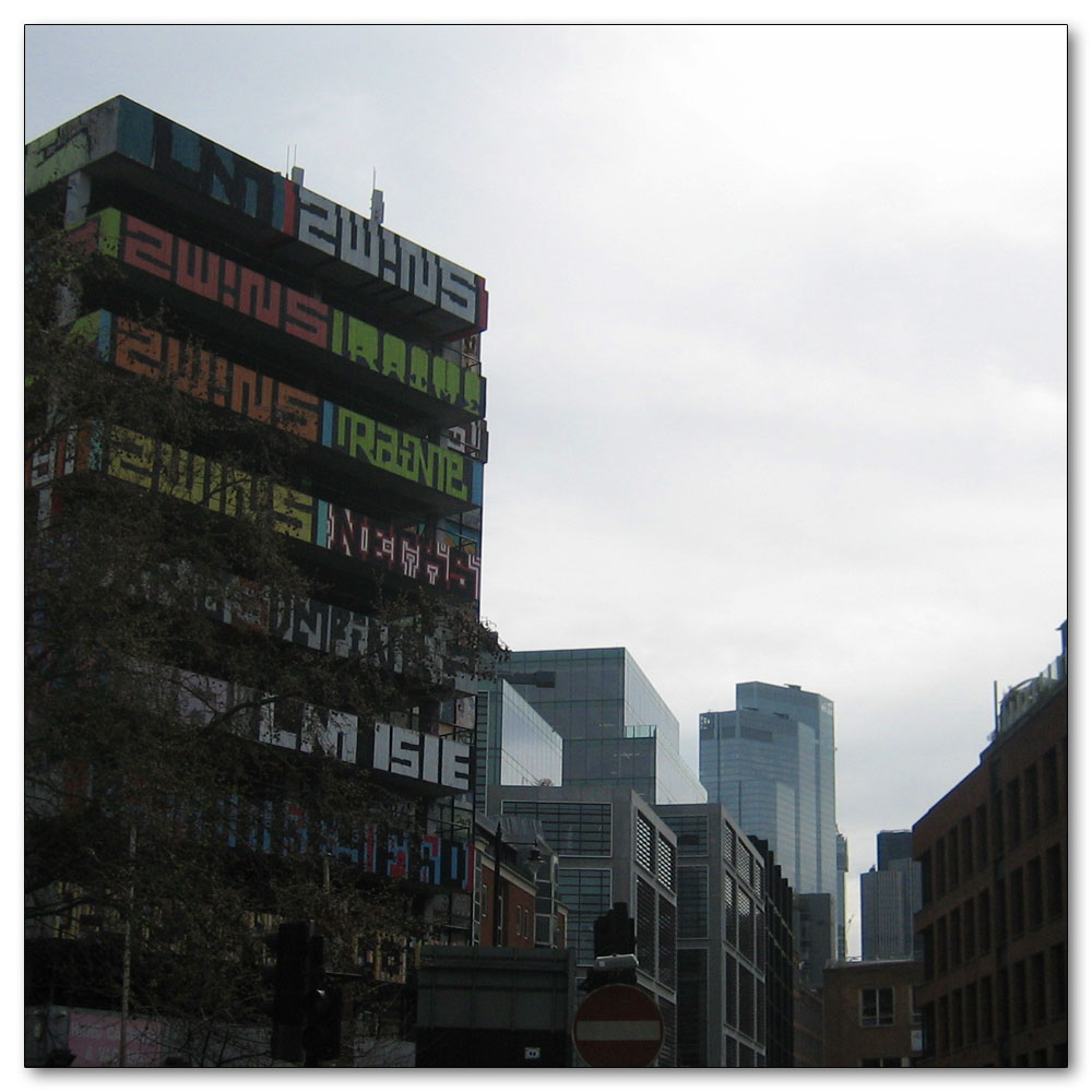 London & Shoreditch, Shoredich looking back into the city