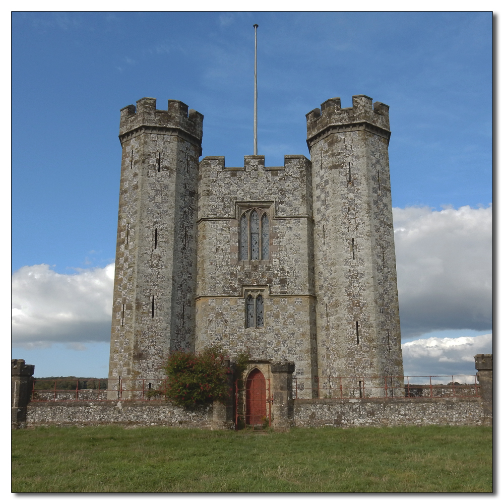 Arundel Park to Hiorne Tower, Historic folly tower dating to 1789-1790