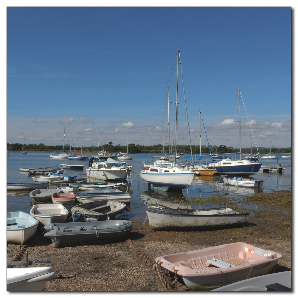 The boats of Dell Quay, 