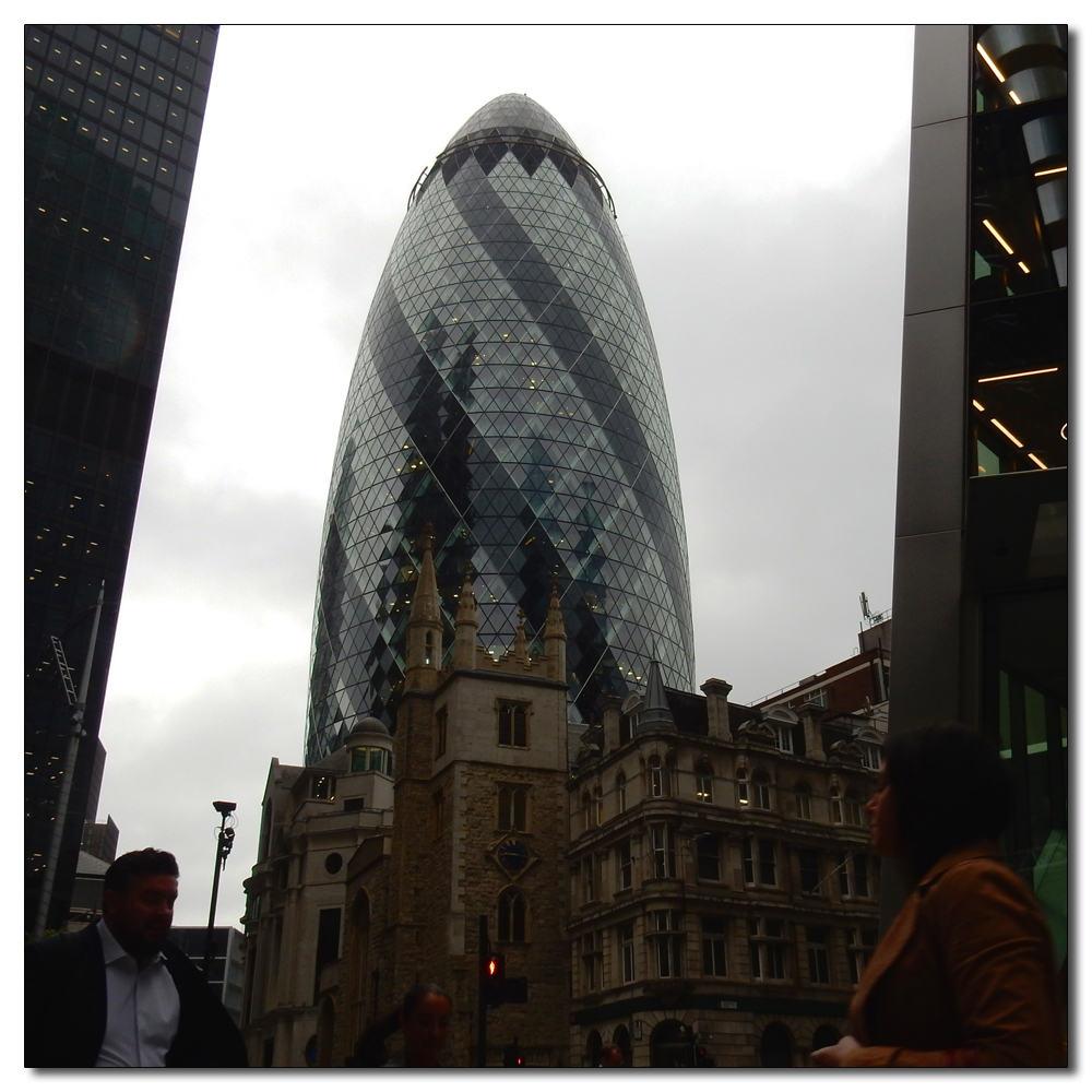 London City walk, 30 St Mary Axe (The Gherkin)