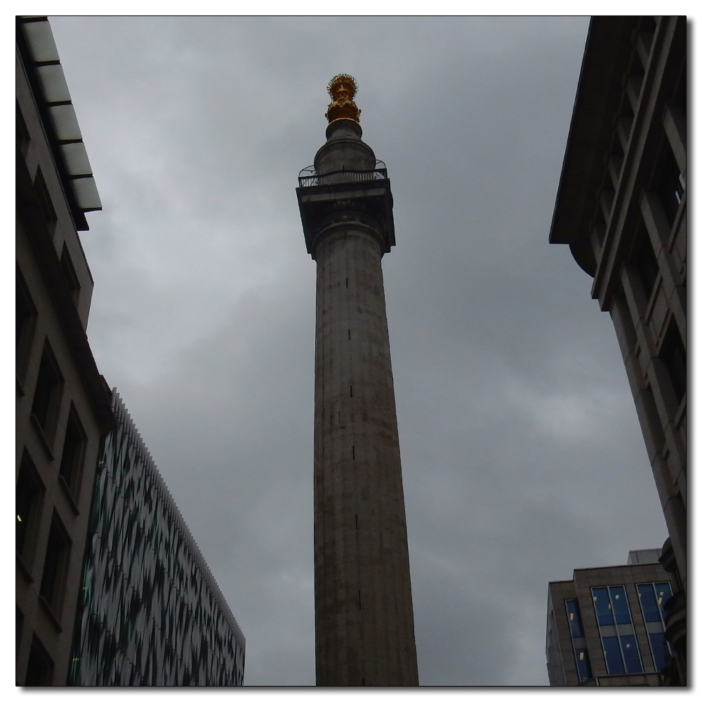 London City walk, The Monument (Sir Christopher Wren)