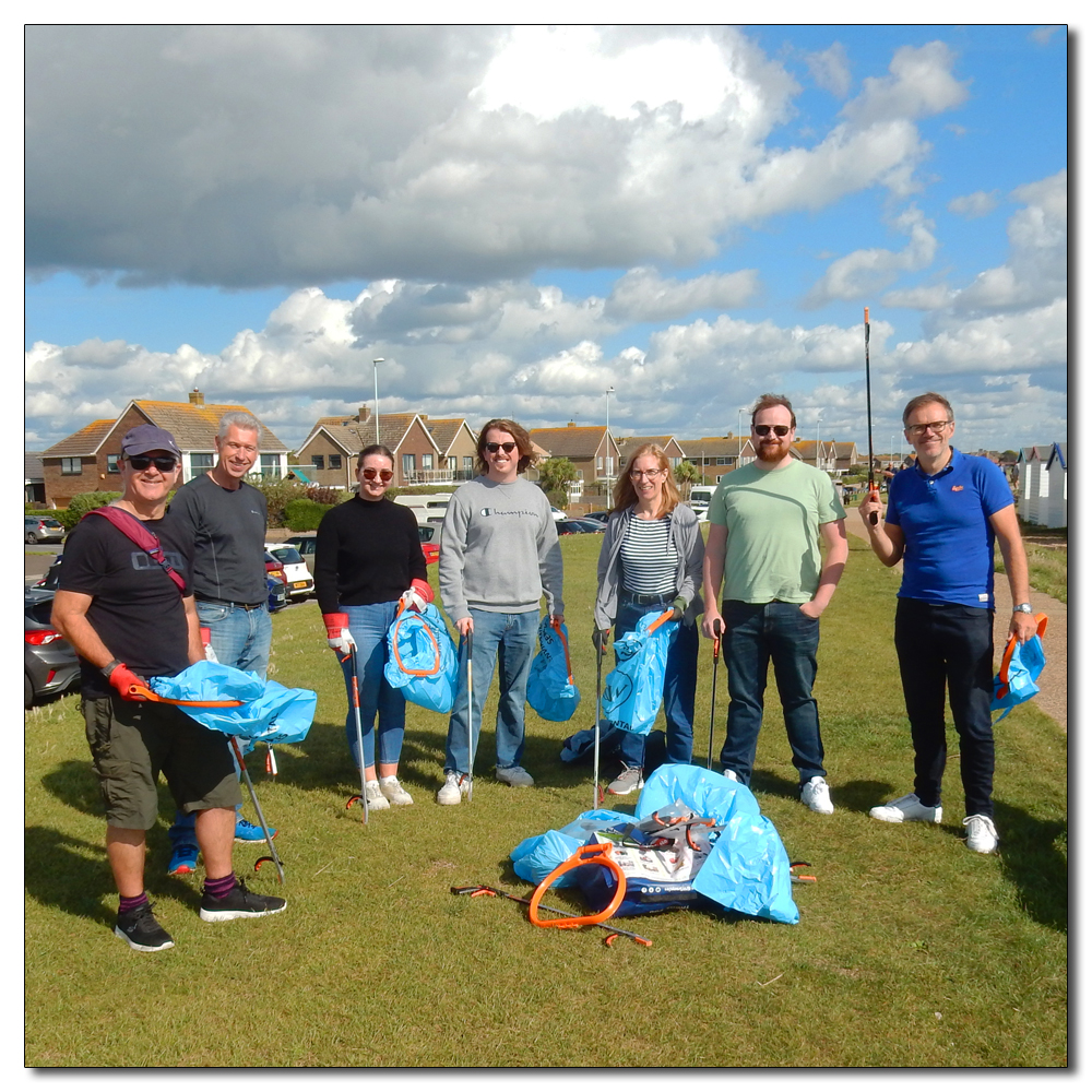 Litter on Goring Beach, 