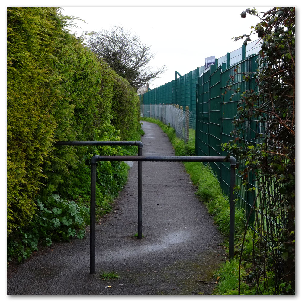 Christchurch, Kingston Lacy, South View Road, Christchurch. Public Footpath