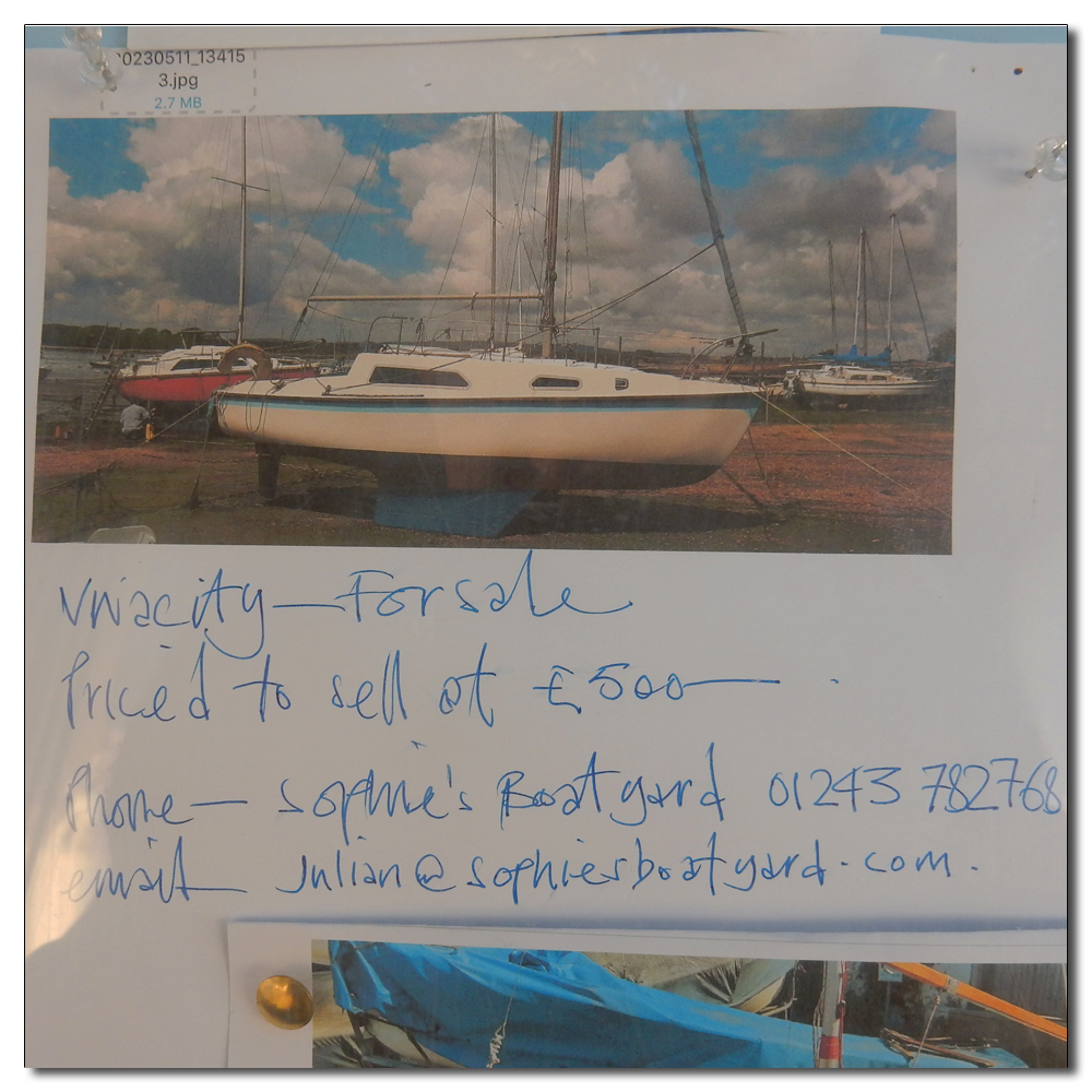 Blue skys and boats, Priced to sell at &pound500