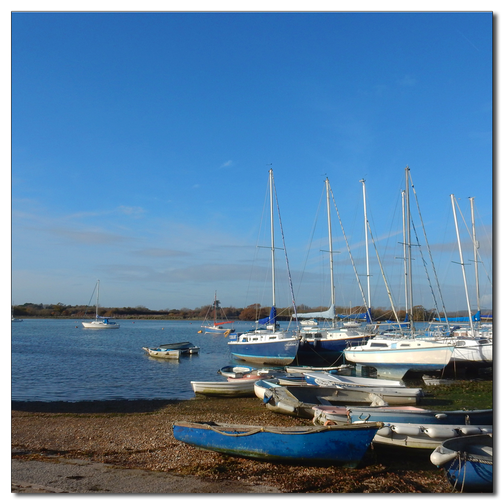 Blue skys and boats, 