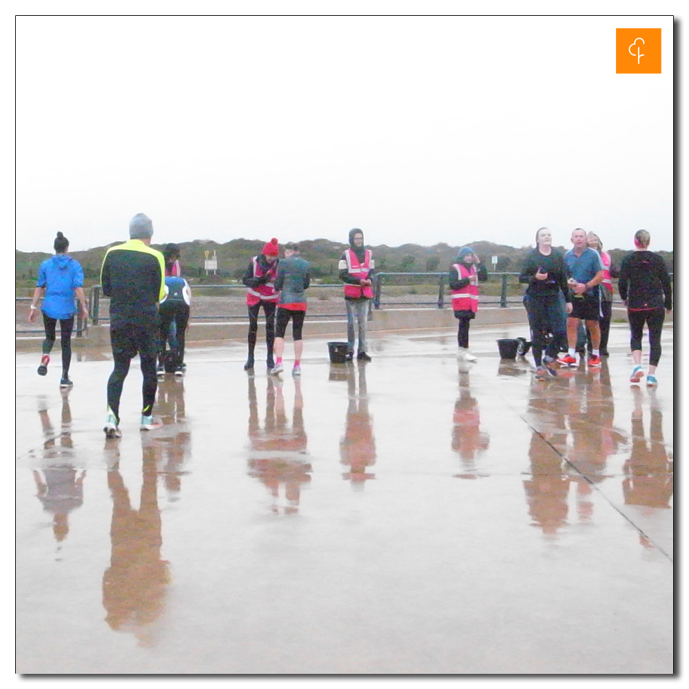 Littlehampton Parkrun, 164, Clocking in station.. Nice reflections