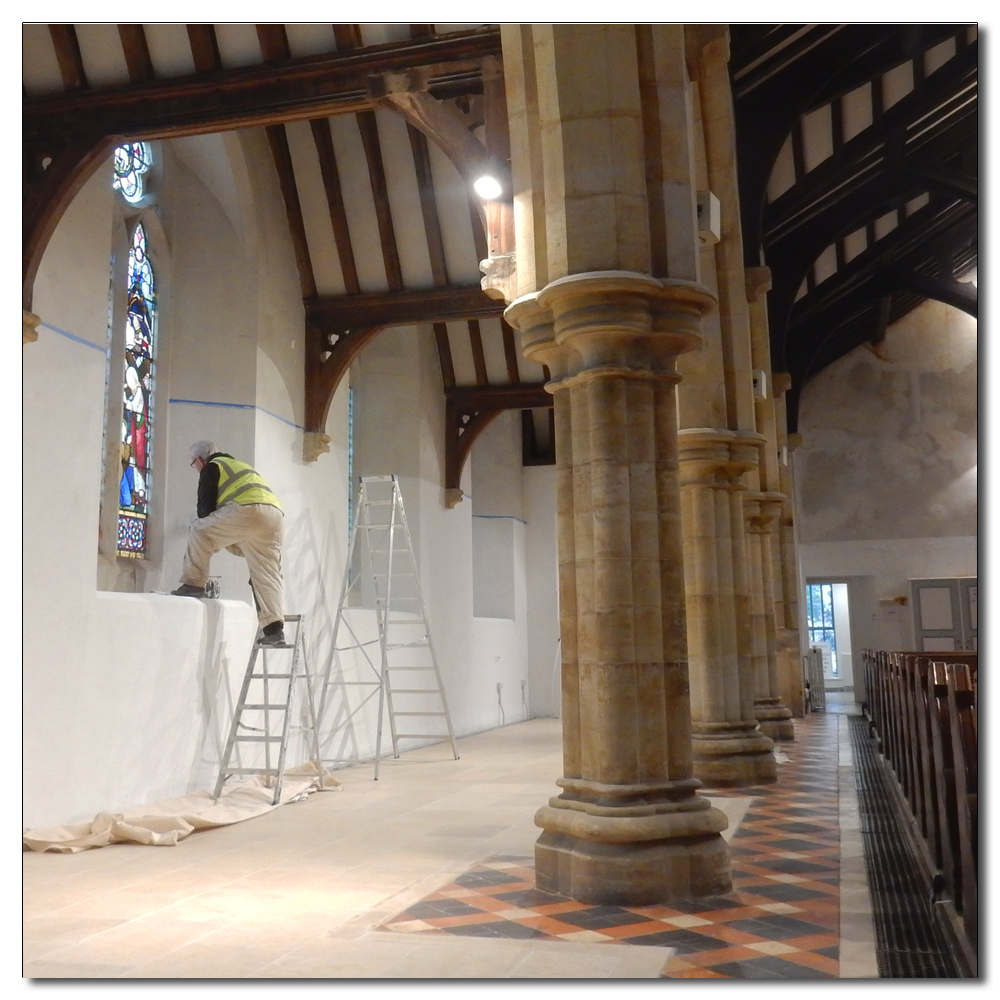 Painting St Mary's, 