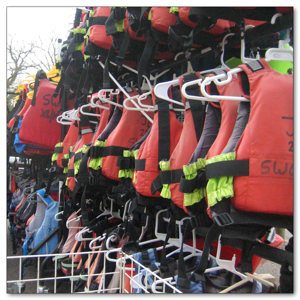 Southwater Country Park, Buoyancy aids at Watersports Centre