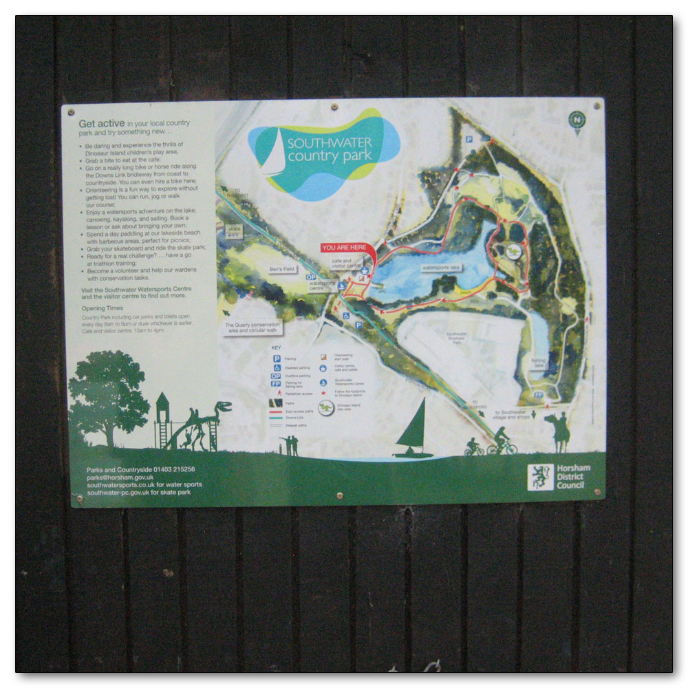 Southwater Country Park, Don't get lost