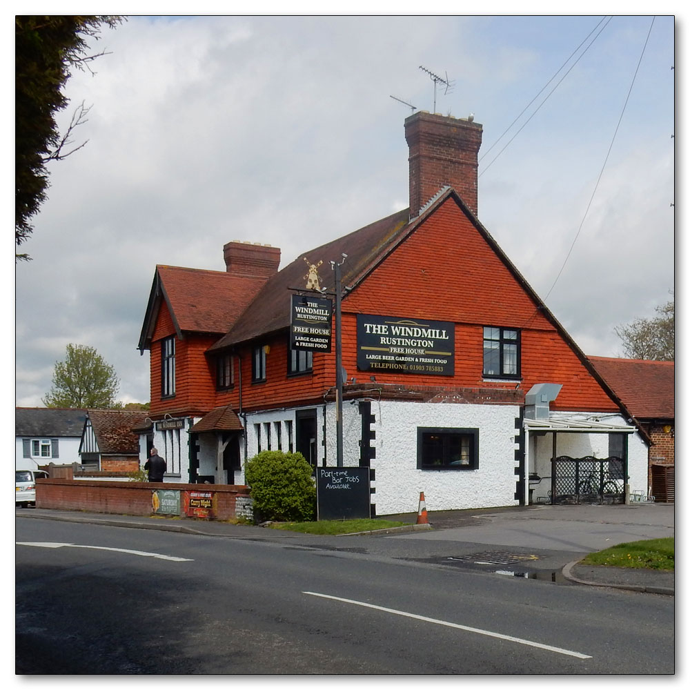 To the shops, The Windmill Inn