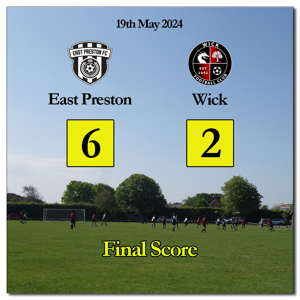 East Preston v Wick U15, 