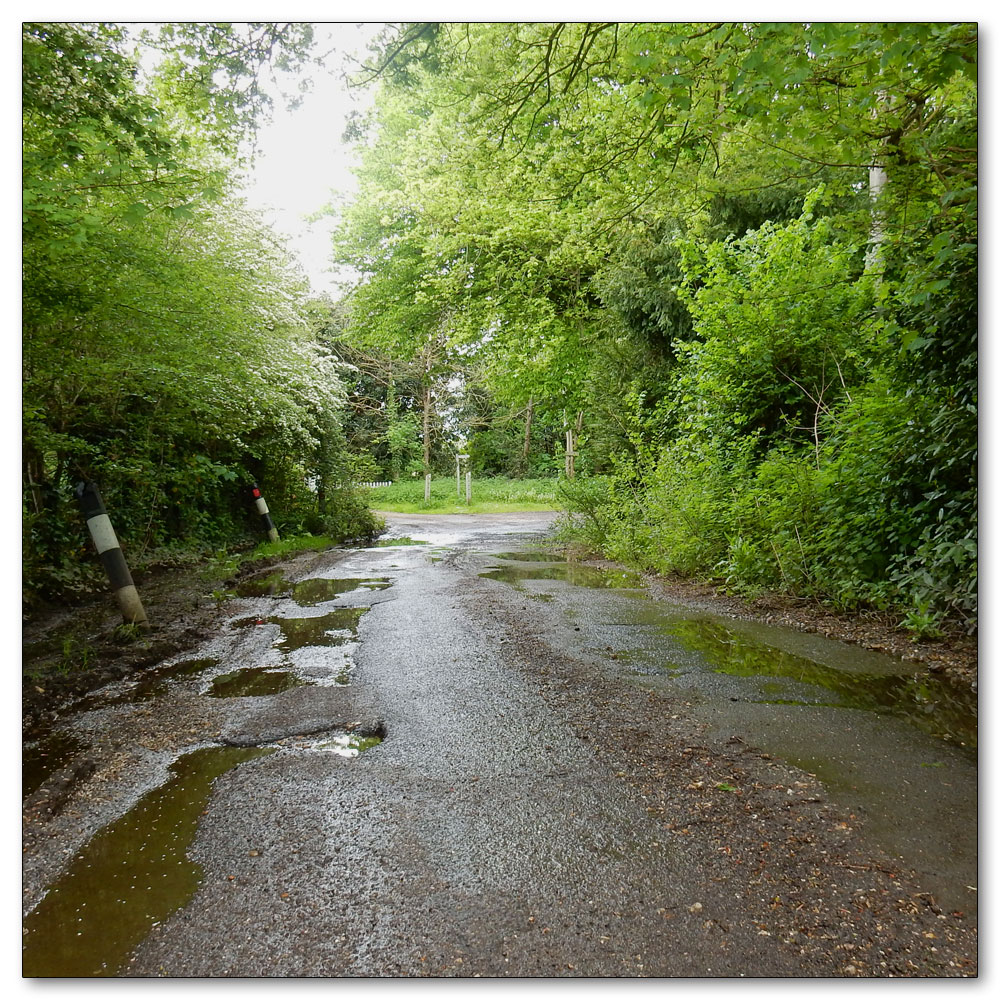 Walk to Fishbourne Channel, Lane to the Church