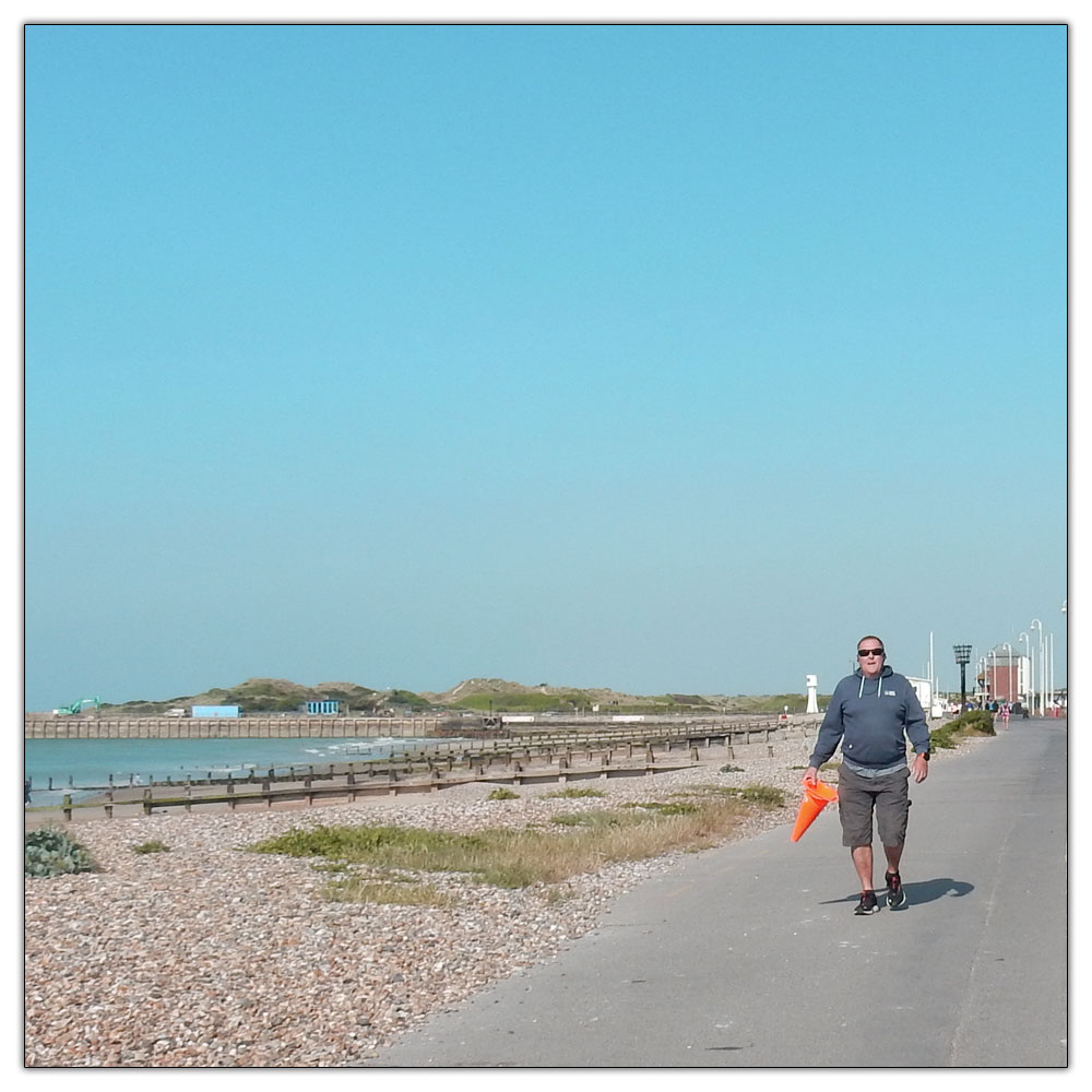 Littlehampton Parkrun,  142, Heading for the turn point