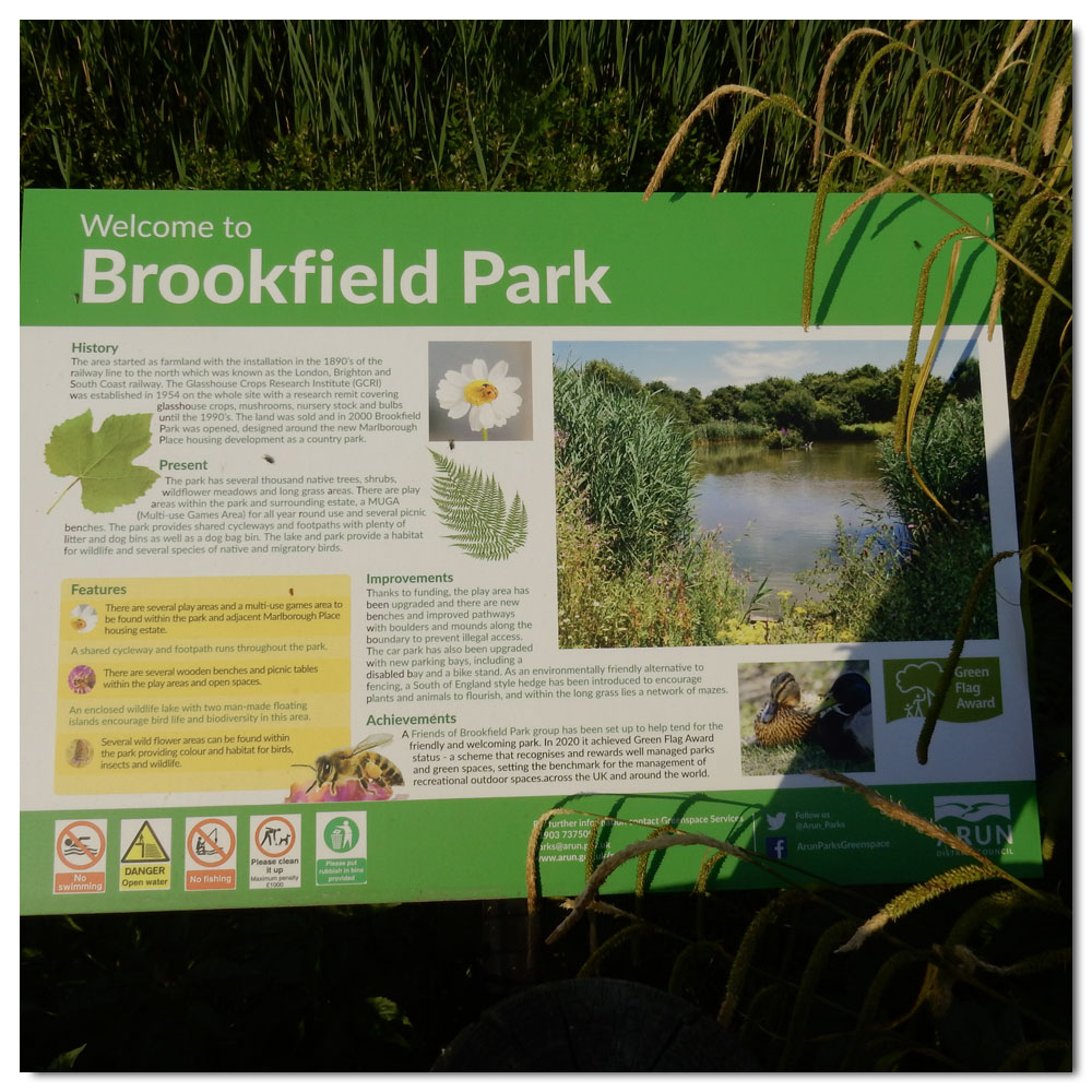 Brookfield Park, Brookfield Park Information Board