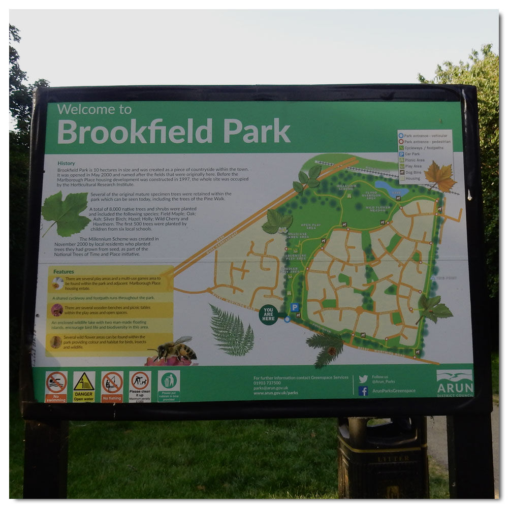 Brookfield Park, Brookfield Park Information Board