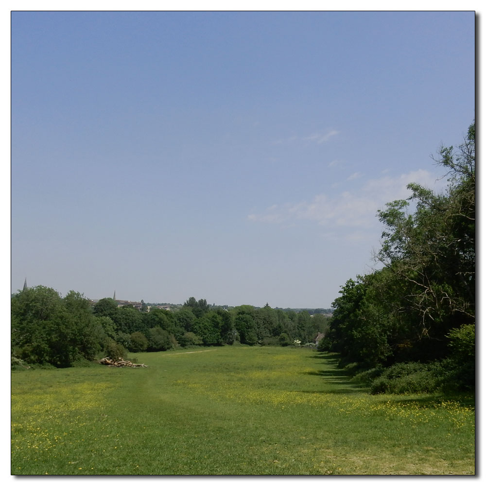 Walk up Denne Hill, Horsham, 