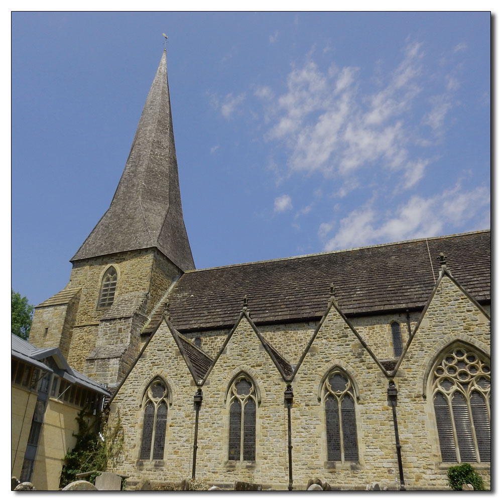 Walk up Denne Hill, Horsham, 