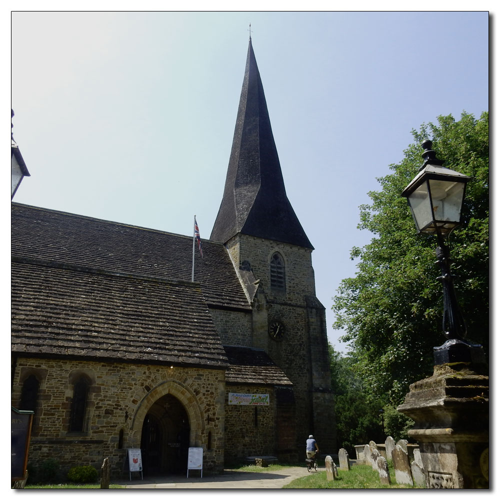 Walk up Denne Hill, Horsham, 