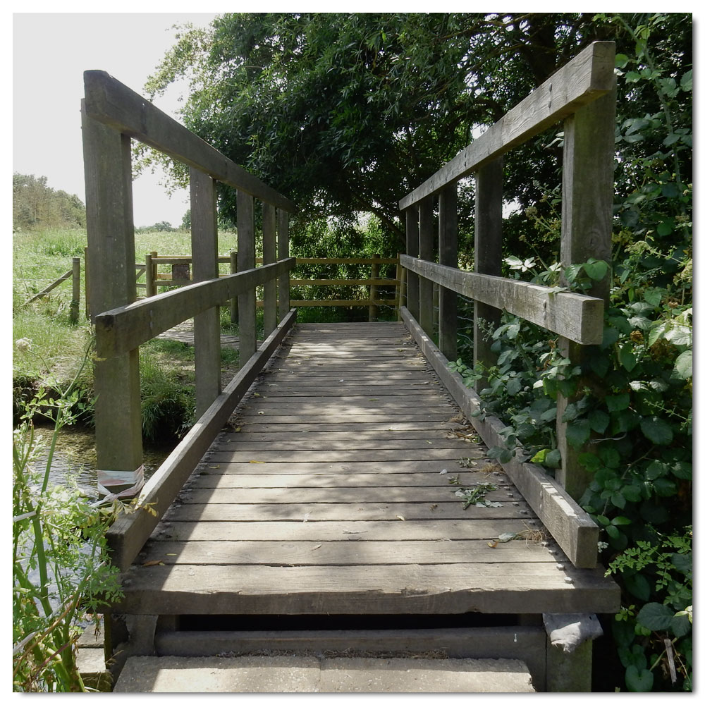 Jog along the Fishbourne Channel, Bridge at Fishbourne Meadow