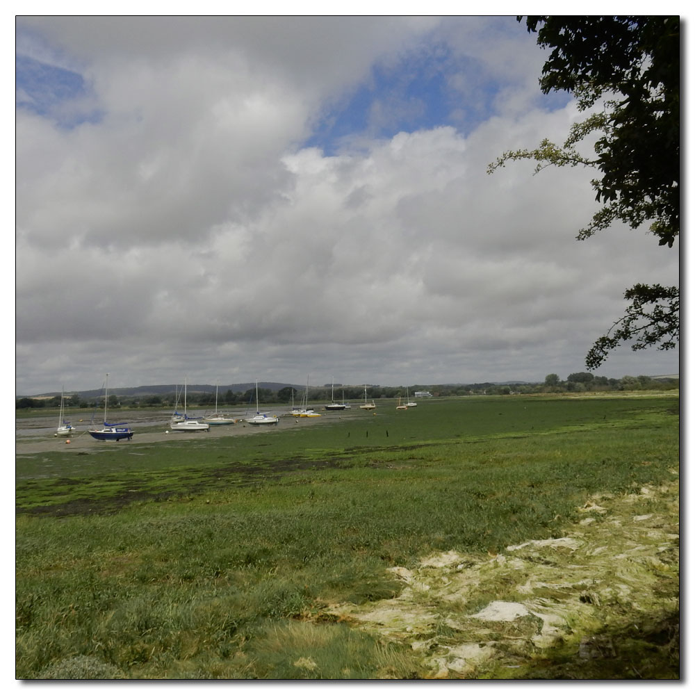 Dell Quay, Low tide